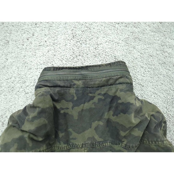 Levi's Jacket Mens XL Camo Full Zip Hooded Parka Military Style Lined - Picture 10 of 11